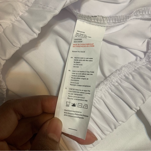 Charlotte Russe White Cropped Bomber Jacket Top. Size M. NWOT - Picture 4 of 11